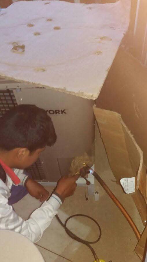 Instalación de aire acondicionado